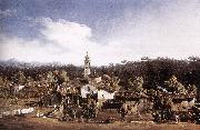 BELLOTTO, Bernardo View of Gazzada near Varese Sweden oil painting reproduction